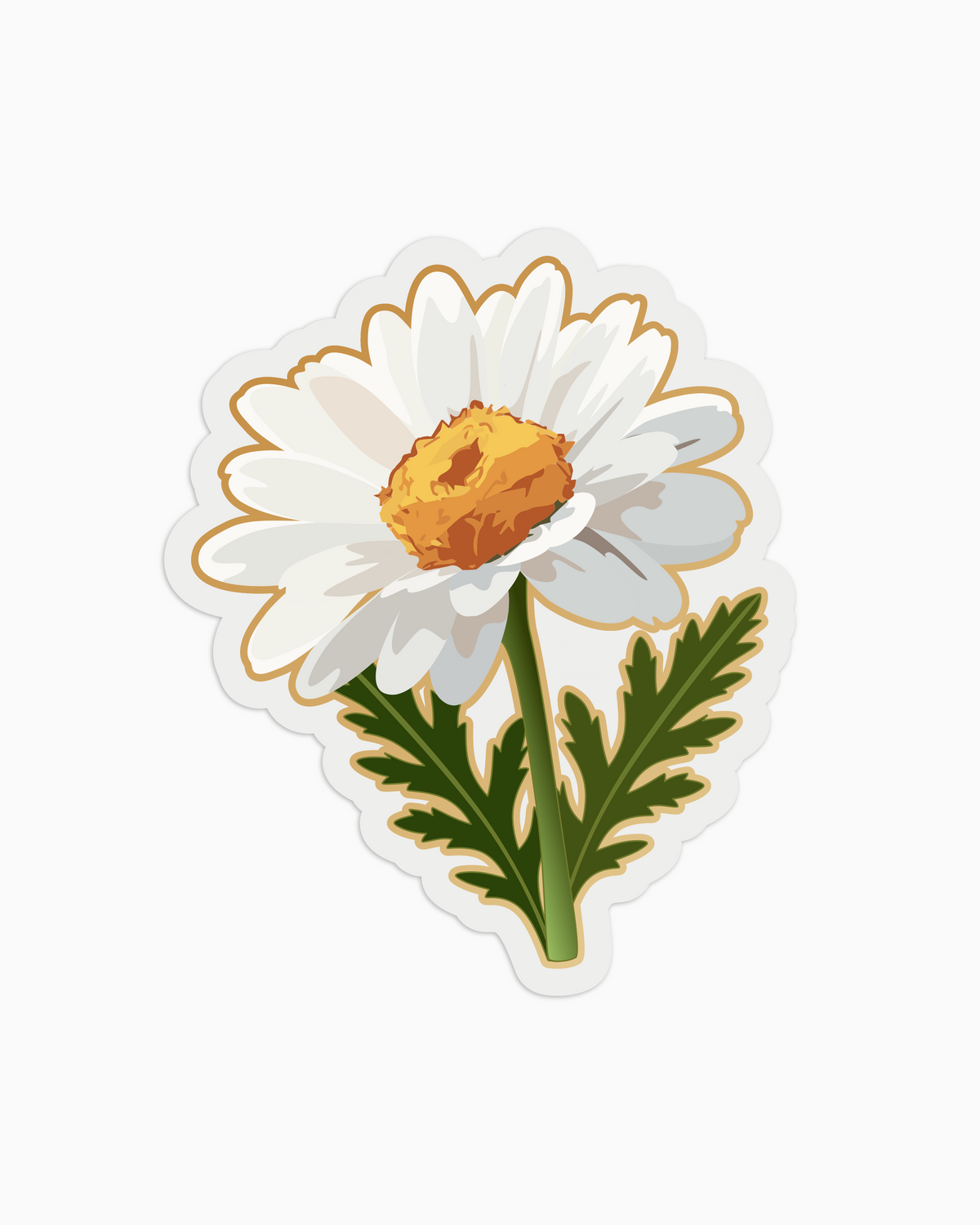 Catchup no.8: flower sticker daisy