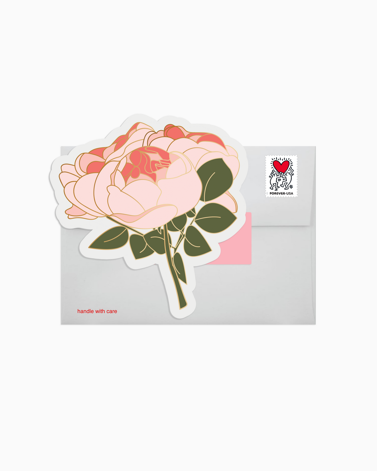 Catchup no.1: flower sticker peony