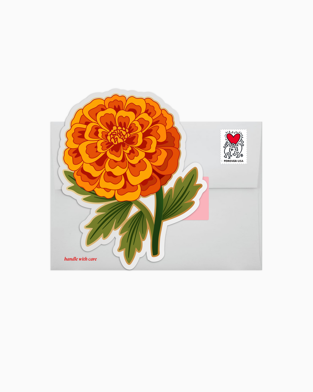 Catchup no.7: flower sticker marigold
