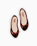 Catchup no.8: journal sticker red shoes