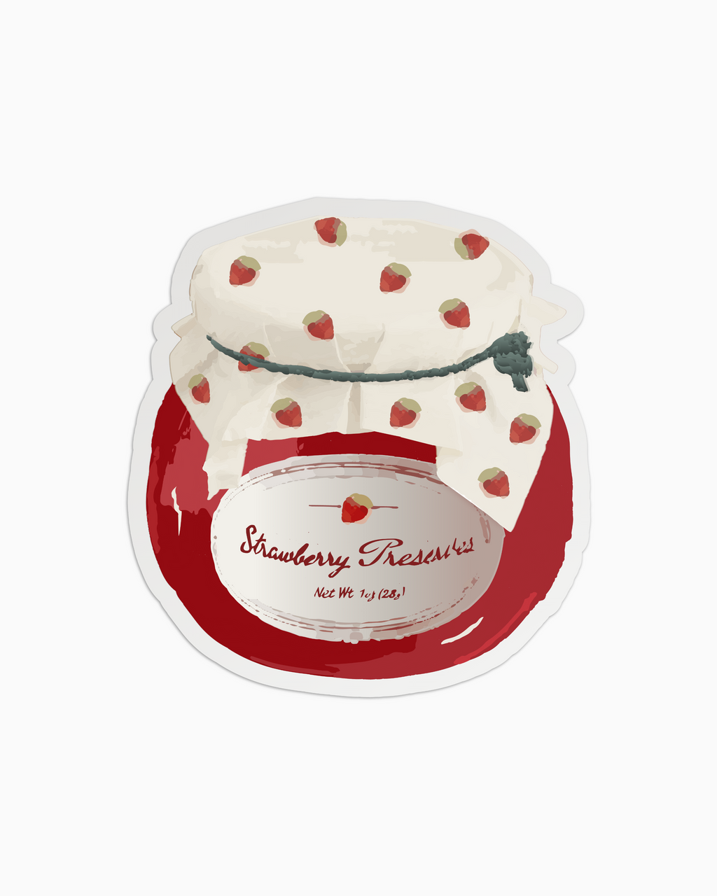 Catchup no.6: story sticker strawberry jam